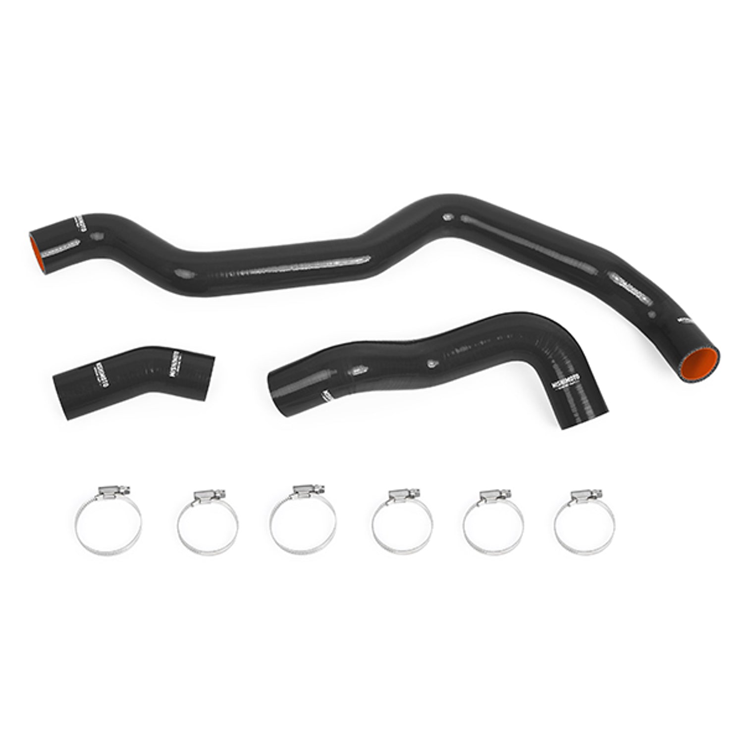 Silicone Hose Kit, Black <br> Universal Fit