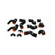 Silicone Turbo Hose Kit, Black <br> 00-02 Audi S4