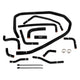 Silicone Ancillary Hose Kit <br> 15-21 Subaru WRX