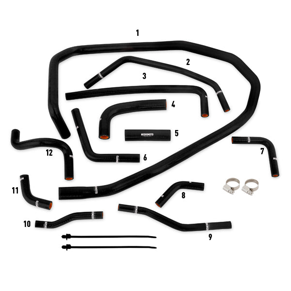 Silicone Ancillary Hose Kit <br> 15-21 Subaru WRX