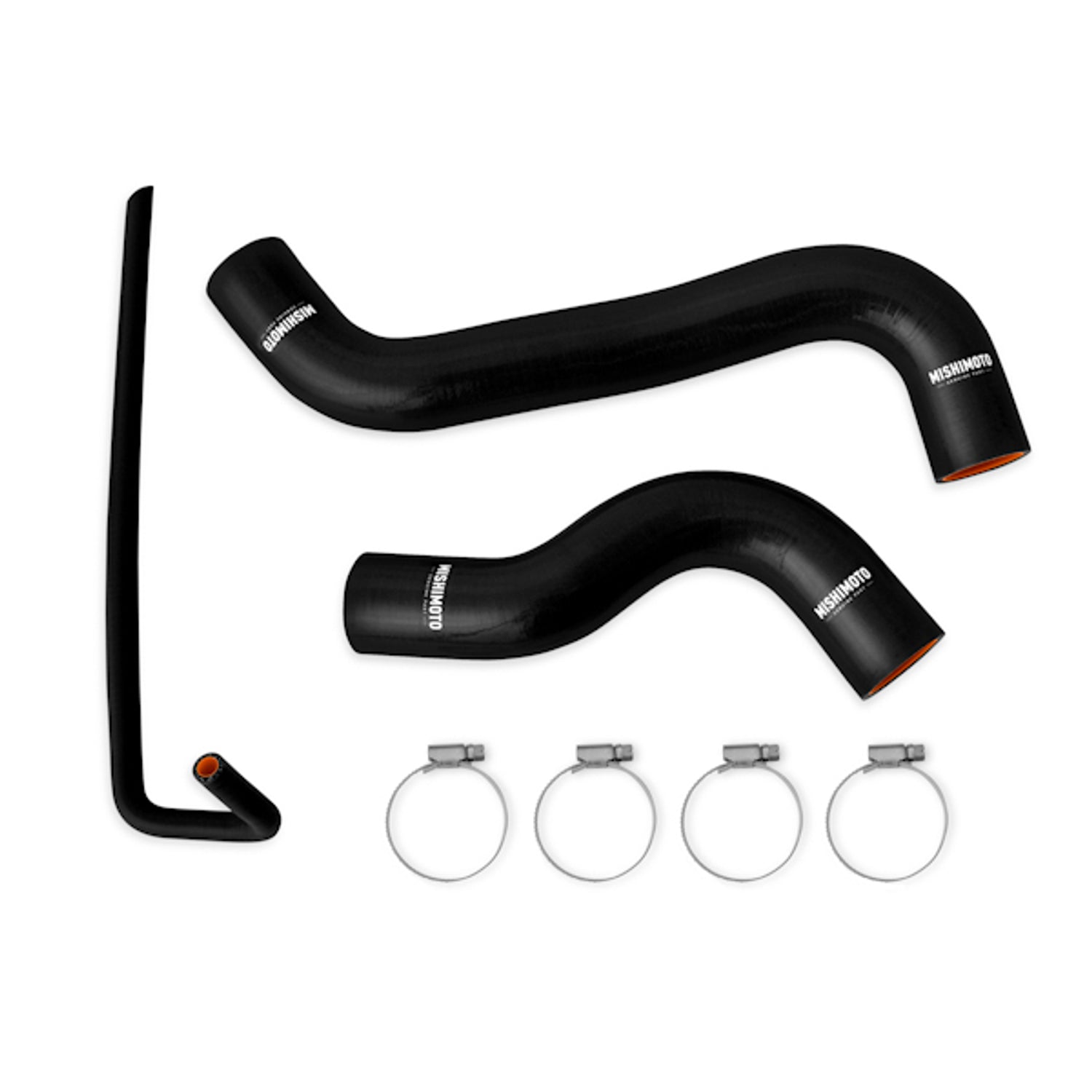 Silicone Radiator Hose Kit, Black <br> 14-21 Subaru WRX Forester 2.0L
