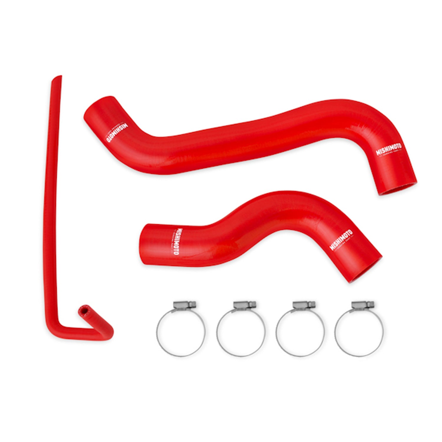 Silicone Radiator Hose Kit, Red <br> 14-21 Subaru WRX Forester 2.0L