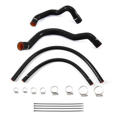Silicone Radiator and Heater Hose Kit, Black <br> 91-01 Jeep Cherokee