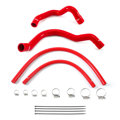 Silicone Radiator and Heater Hose Kit, Red <br> 91-01 Jeep Cherokee