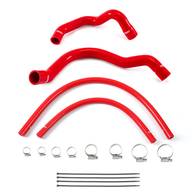 Silicone Radiator and Heater Hose Kit, Red <br> 91-01 Jeep Cherokee