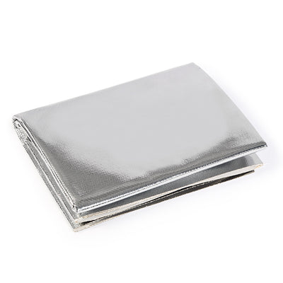 Aluminum Silica Heat Barrier w/Adhesive Backing <br> 12 inx24in