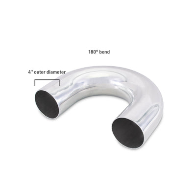 4 in 180 degree Aluminum Intercooler Piping <br> 180 degree, 4 in