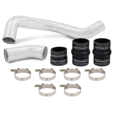 Hot-Side Pipe and Boot Kit Polished <br> 17-19 Chevy Silverado GMC Sierra 2500 3500 HD