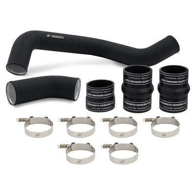 Hot-Side Pipe and Boot Kit Wrinkle Black <br> 17-19 Chevy Silverado GMC Sierra 2500 3500 HD