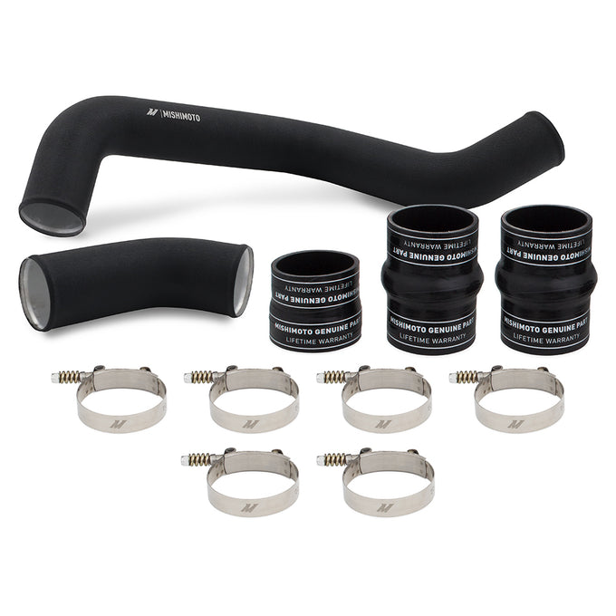 Hot-Side Pipe and Boot Kit Wrinkle Black <br> 17-19 Chevy Silverado GMC Sierra 2500 3500 HD