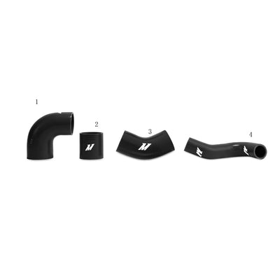 Black Upper Intercooler Pipe Kit <br> 03-06 Mitsubishi Lancer