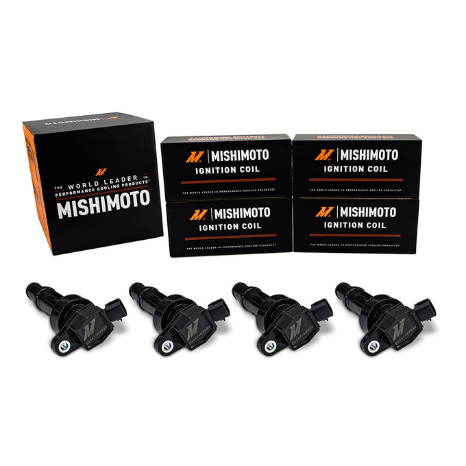 Set of 4 Performance Ignition Coil <br> 12-20 Hyundai Accent Veloster, Kia Rio Soul 1.6L