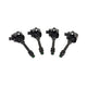 Set of 4 Performance Ignition Coil <br> 16-21 Honda Civic Accord Insight Clarity