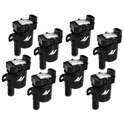 Set of 8 Heatsink Performance Ignition Coil <br> 99-07 Chevy Silverado GMC Sierra 1500 2500 3500