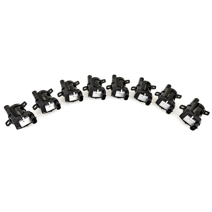 Set of 8 Heatsink Performance Ignition Coil <br> 99-07 Chevy Silverado GMC Sierra 1500 2500 3500