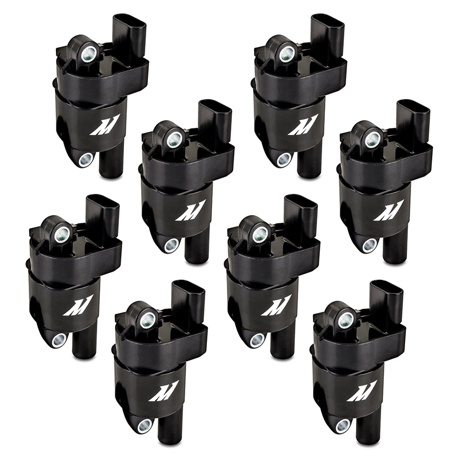 Set of 8 Round Ignition Coil <br> 06-20 Chevy Silverado GMC Sierra 1500 2500