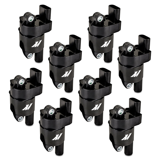 Set of 8 Round Ignition Coil <br> 06-20 Chevy Silverado GMC Sierra 1500 2500