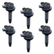 Set of 6 Performance Ignition Coil <br> 07-18 Ford Edge Fusion, Lincoln MKS, Mazda 6