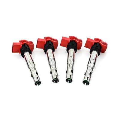Set of 4 Performance Ignition Coil <br> 05-18 VW/Audi EA888 1.8T & 2.0T Engines