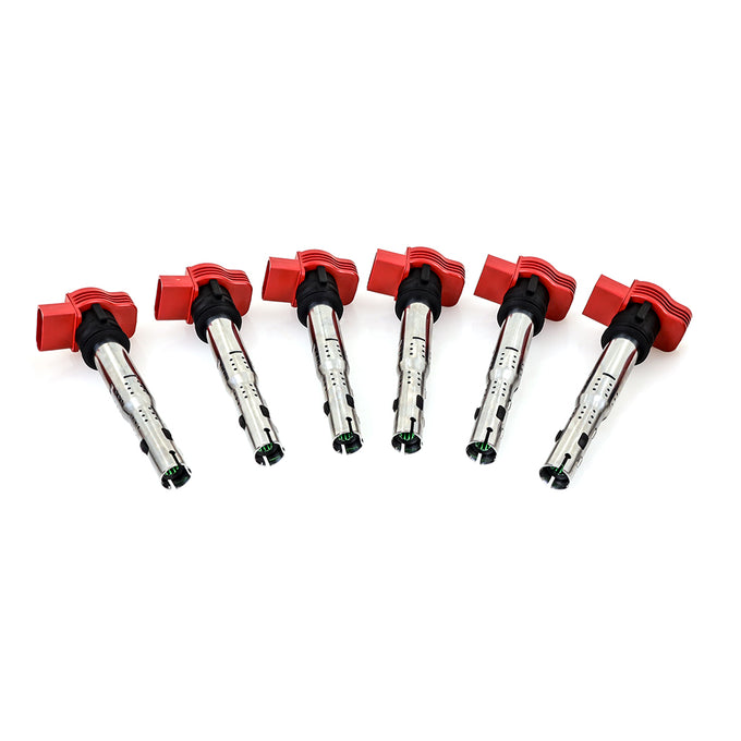 Set of 6 Performance Ignition Coil <br> 05-18 VW/Audi EA888 1.8T & 2.0T Engines