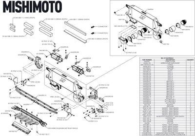 Performance High Mount Intercooler Kit <br> 21-26 Ford Bronco 2.3L,2.7L
