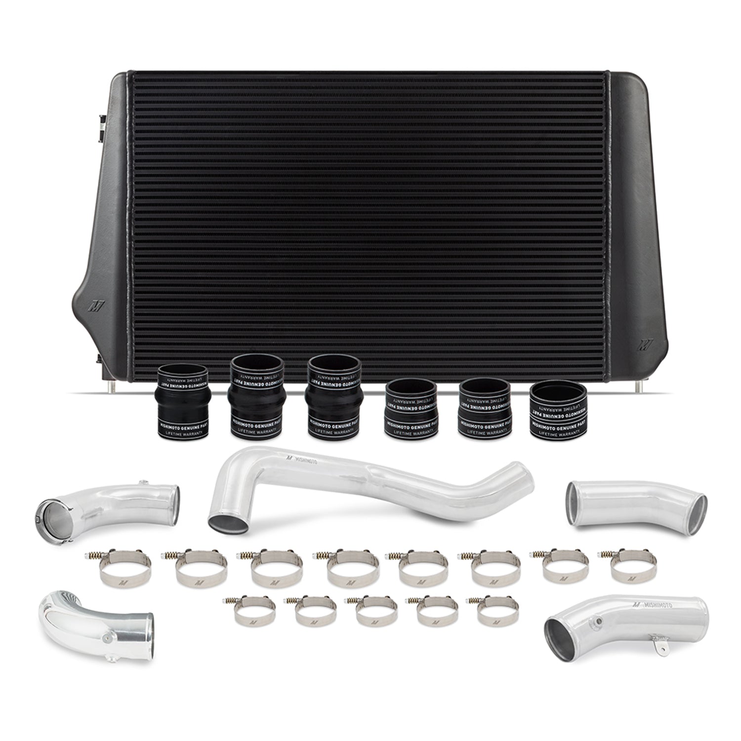 Performance Intercooler Kit w/ Pipes <br> 17-19 Chevy Silverado GMC Sierra 2500 3500 HD