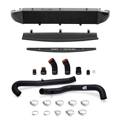 Aluminum Front Mount Intercooler w/ Pipes <br> 14-16 Ford Fiesta
