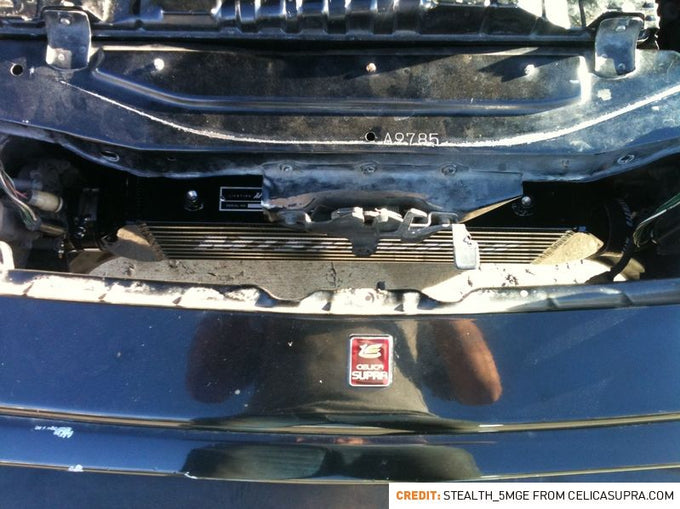 Universal Silver Z Line Bar & Plate Intercooler <br> 28 L X 2.5 W X 7.5 in H