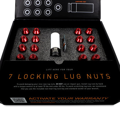 23pc Set Aluminum Locking Lug Nuts <br> Thread Size: 1/2-20