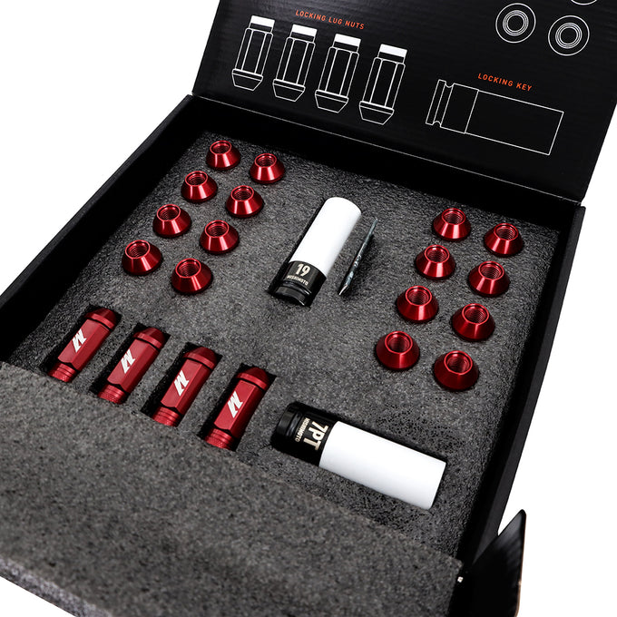 20pc Set Aluminum Locking Lug Nuts <br> Thread Size: M12x1.25