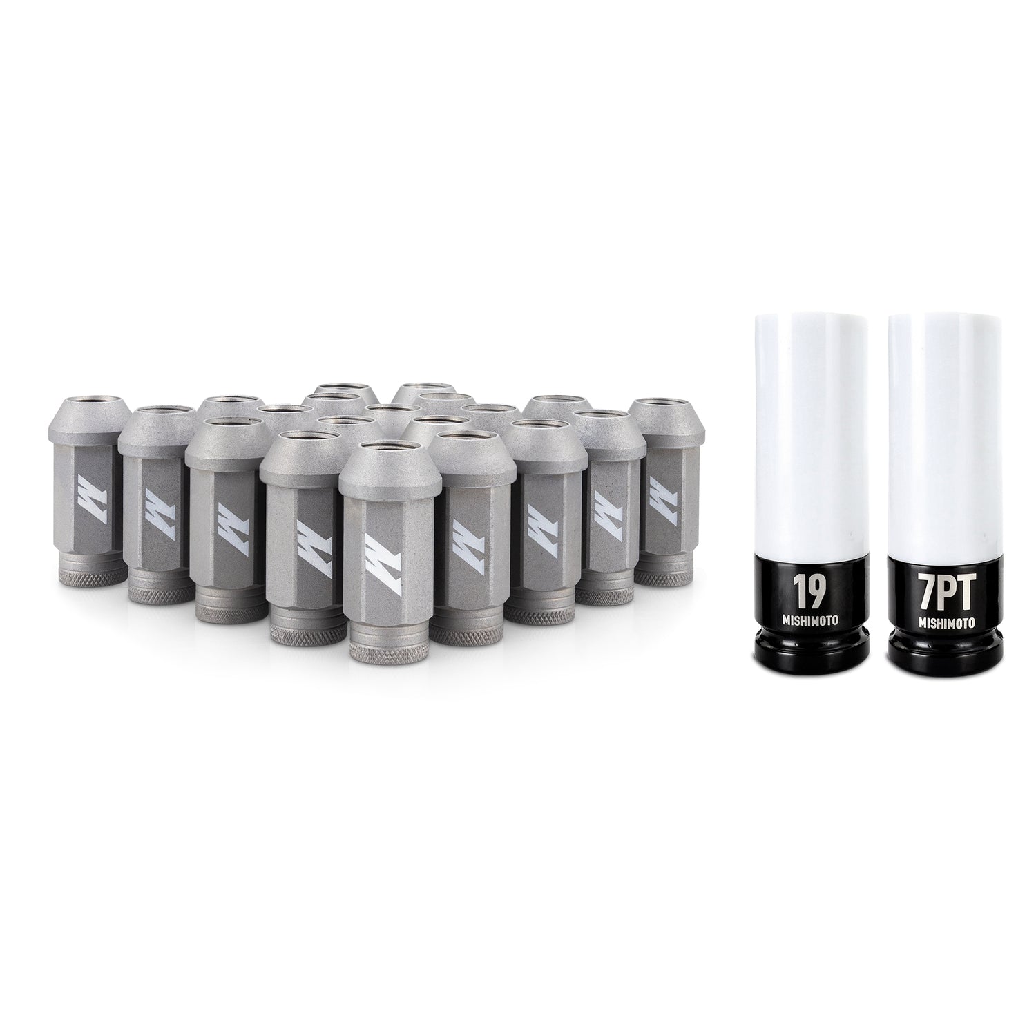 20pc Set Steel Locking Lug Nuts <br> 95-25 Ford/Chevy/GMC/Dodge/Jeep/Lexus/Cadilla