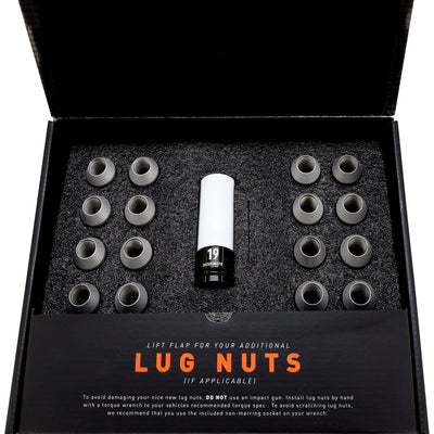 20pc Set Steel Locking Lug Nuts <br> 95-25 Ford/Chevy/GMC/Dodge/Jeep/Lexus/Cadilla