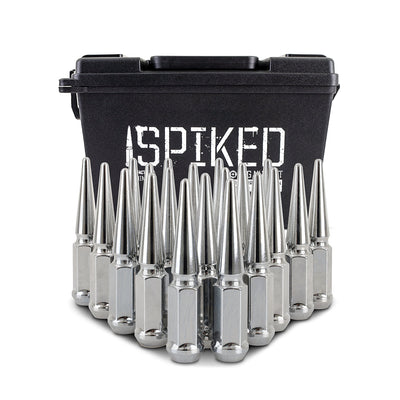 20pc Steel Spiked Lug Nuts <br> Thread Size: M12x1.5