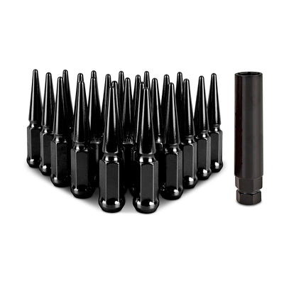 24pc Set Steel Spiked Lug Nuts <br> Thread Size: M12x1.5