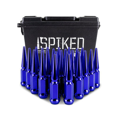 24pc Set Steel Spiked Lug Nuts <br> Thread Size: M12x1.5