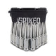 24pc Set Steel Spiked Lug Nuts <br> Thread Size: M12x1.5