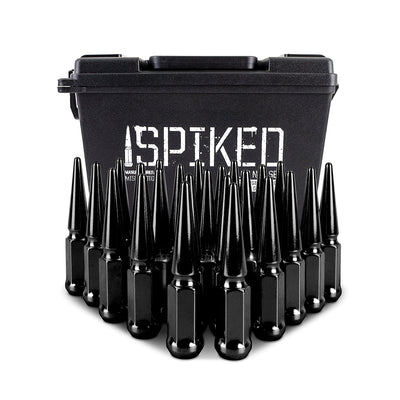 24pc Steel Spiked Lug Nuts <br> Thread Size: M14x1.5