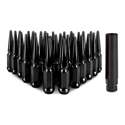 32-PC Set Steel Spiked Lug Nuts <br> Thread Size: M14x1.5