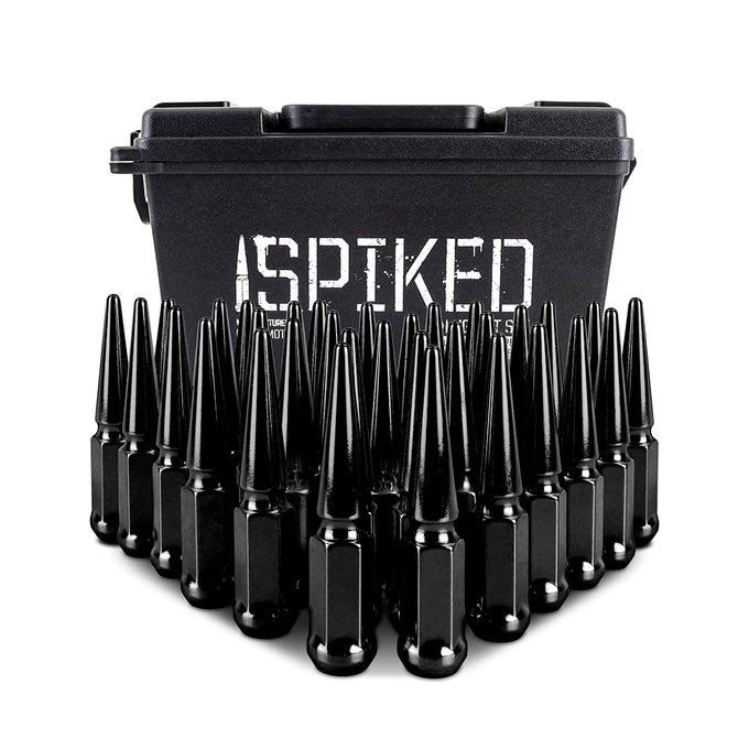 32-PC Set Steel Spiked Lug Nuts <br> Thread Size: M14x1.5
