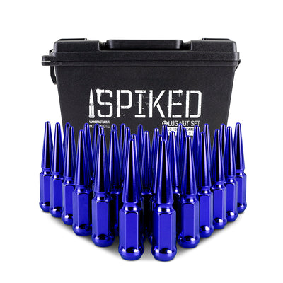 32pc Set Steel Spiked Lug Nuts <br> Thread Size: M14x1.5