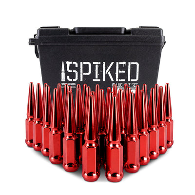 32pc Set Steel Spiked Lug Nuts <br> Thread Size: M14x1.5