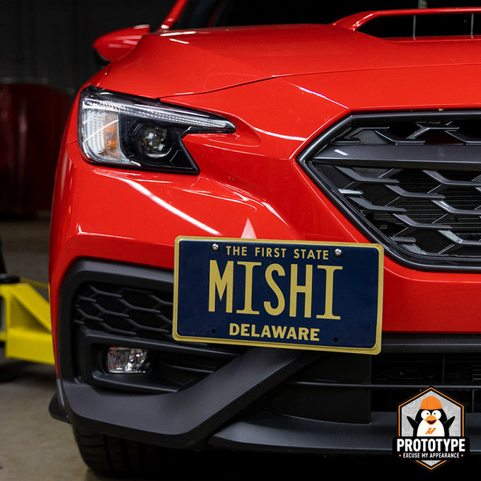 License Plate Relocation Kit <br> 18-26 Subaru Crosstrek WRX 2.4L 2.0L 2.5L