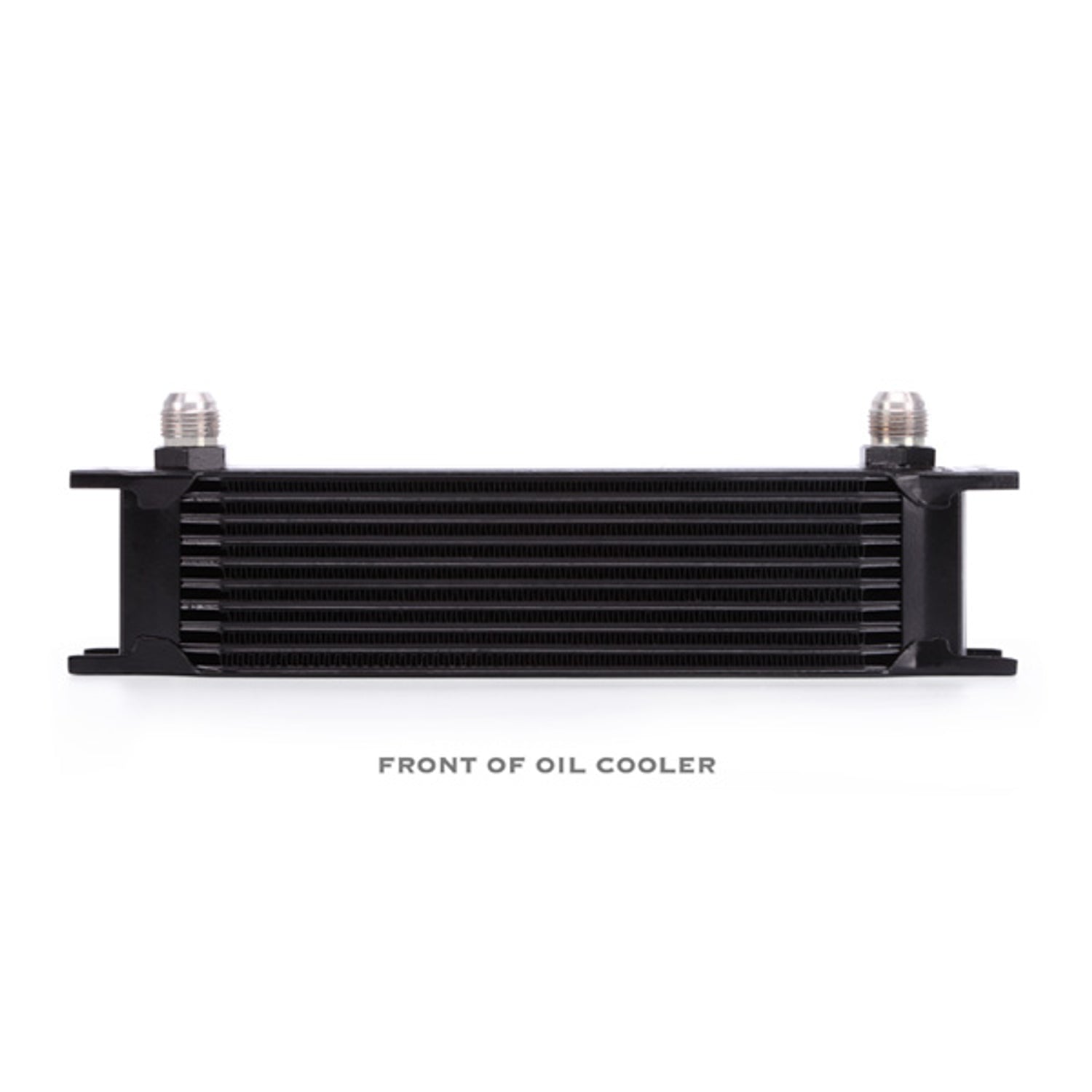 Universal 10 Row Oil Cooler - Black <br> 3.8 L X 1.97 W X 12.95 in H