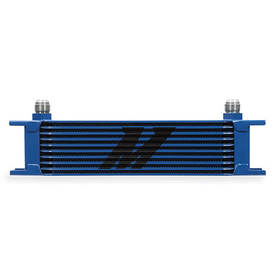 Universal 10 Row Oil Cooler - Blue <br> 3.8 L X 1.97 W X 12.95 in H