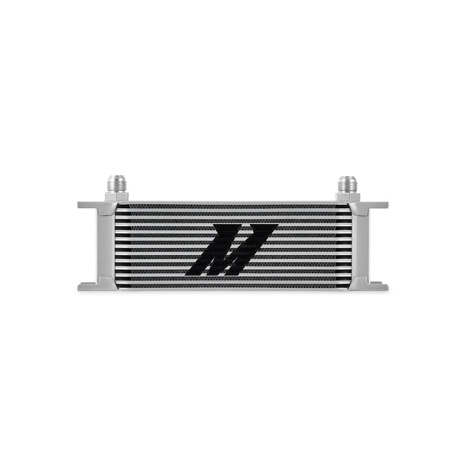 Universal 13-Row Oil Cooler Silver <br> 13 L X 3.7 W X 4.72 in H
