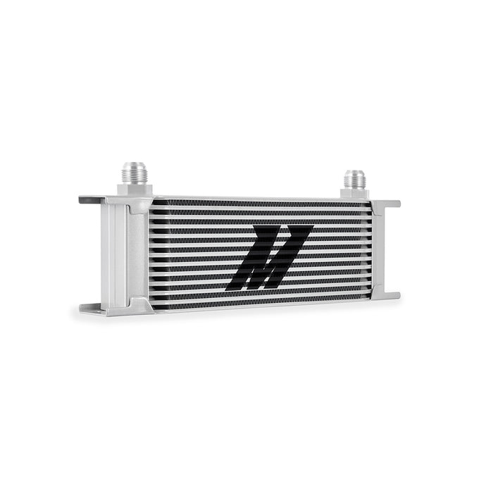 Universal 13-Row Oil Cooler Silver <br> 13 L X 3.7 W X 4.72 in H