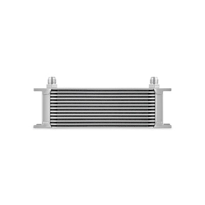 Universal 13-Row Oil Cooler Silver <br> 13 L X 3.7 W X 4.72 in H