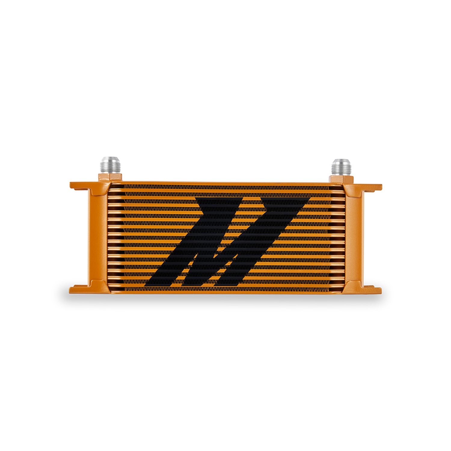 Universal 16-Row Oil Cooler Gold <br> 13 L X 3.7 W X 5.61 in H