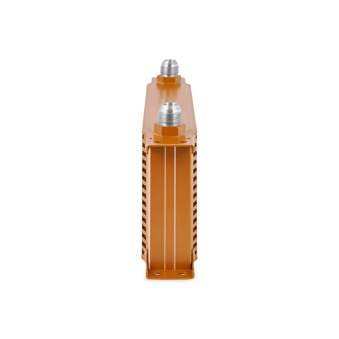 Universal 16-Row Oil Cooler Gold <br> 13 L X 3.7 W X 5.61 in H