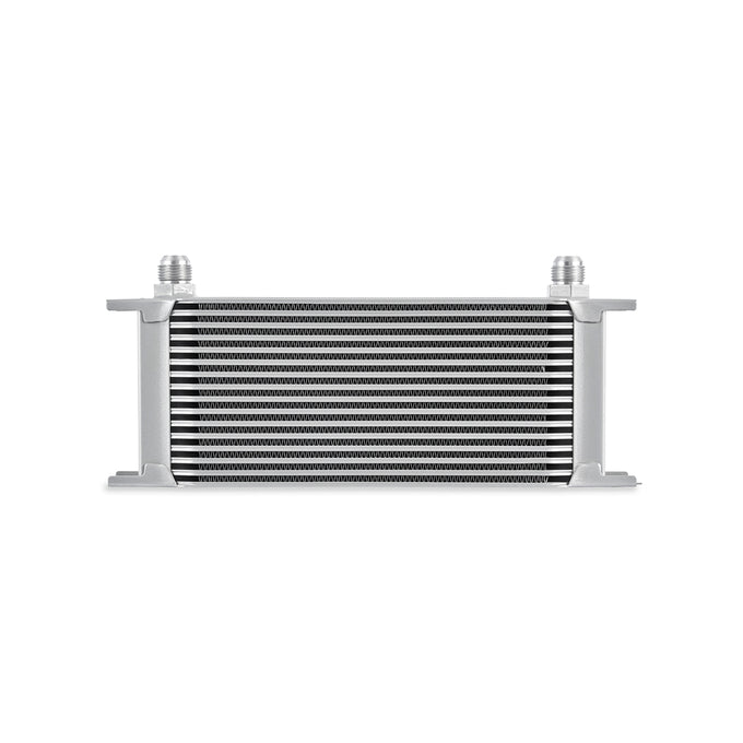 Universal 16-Row Oil Cooler Silver <br> 13 L X 3.7 W X 5.61 in H